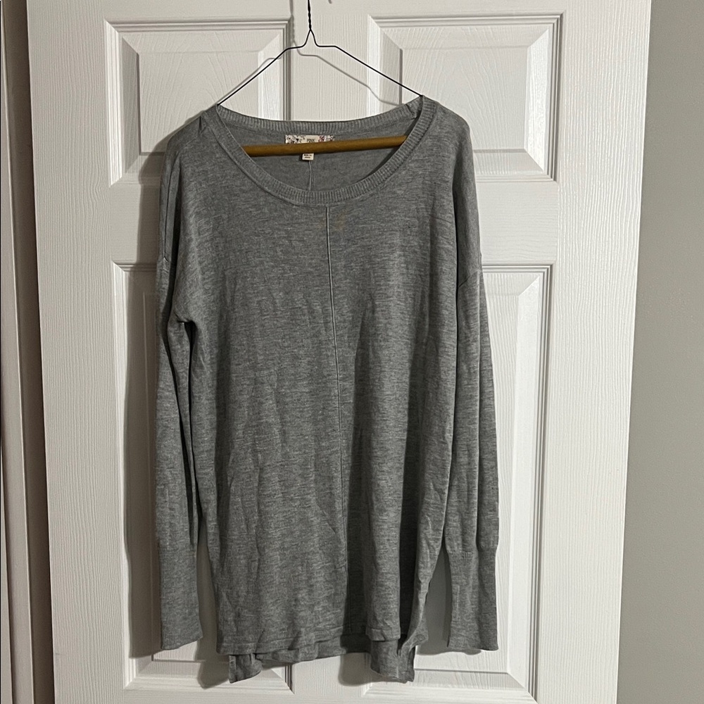 Pink Republic Silver Knit Top